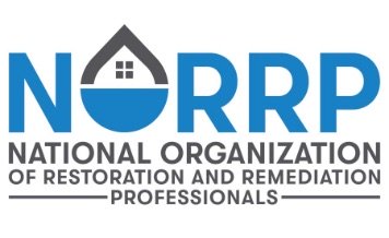 Logo of the Toronto Restoration organization of restoration and remediation professionals (norrp) featuring a stylized house icon within the letter o in blue and gray colors.